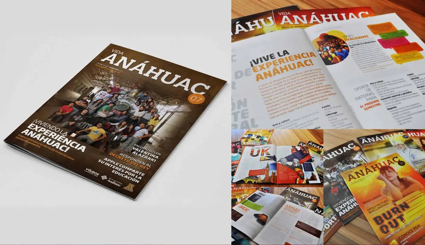 Revista Vida Anáhuac: Branding y diseño editorial